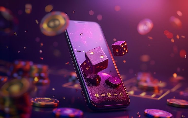 Pengguna bertaruh di kasino langsung melalui perangkat mobile dengan kontrol permainan mudah diakses